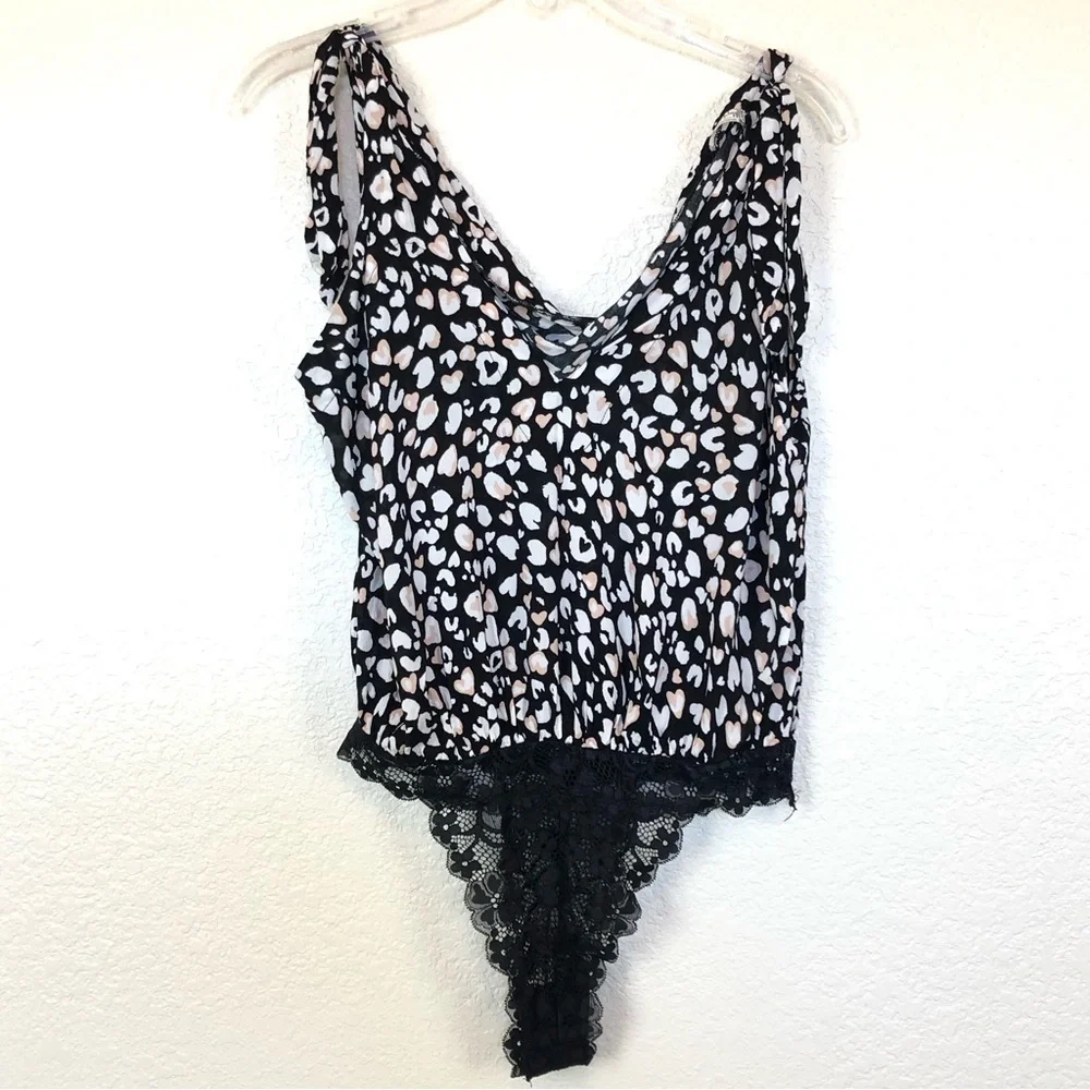 Intimately Free People Bare It All Bodysuit Small